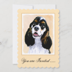 Cocker Spaniel (Parti) Schilderen - Oorspronkelijk Kaart