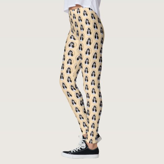 Cocker Spaniel (Parti) Schilderen - Oorspronkelijk Leggings (Links)