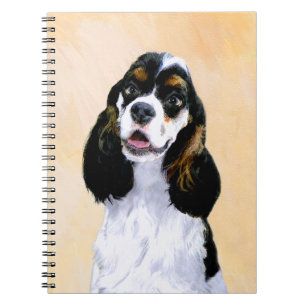 Cocker Spaniel (Parti) Schilderen - Oorspronkelijk Notitieboek