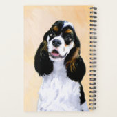 Cocker Spaniel (Parti) Schilderen - Oorspronkelijk Planner (Achterkant)