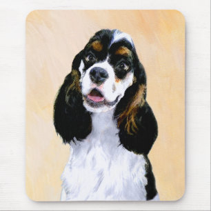 Cocker Spaniel (Parti) Schilderen - Originele Dog Muismat