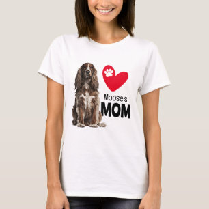 Cocker Spaniel Personnalisé Maman T-Shirt