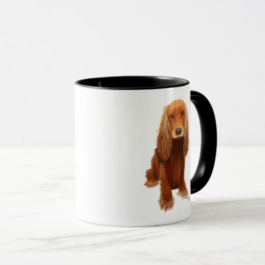 Cocker Spaniel Plain Mok (Voorkant rechts)