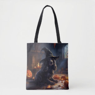 Cocker Spaniel Pompoenen Halloween Griezelen Draagtas