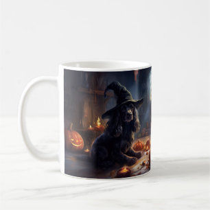 Cocker Spaniel Pompoenen Halloween Griezelen Koffiemok