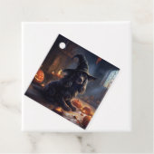 Cocker Spaniel Pompoenen Halloween Scary Bedankjes Labels (In situ)