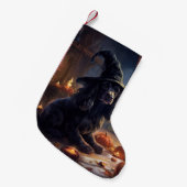 Cocker Spaniel Pompoenen Halloween Scary Kleine Kerstsok (Voorkant (Hangend))