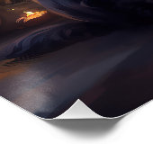 Cocker Spaniel Pompoenen Halloween Scary Perfect Poster (Hoek)