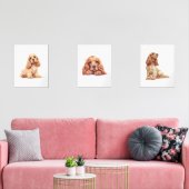 Cocker Spaniel Poster, Cocker Spaniel Lover Cadeau (Salon)