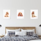 Cocker Spaniel Poster, Cocker Spaniel Lover Cadeau (Chambre à coucher)
