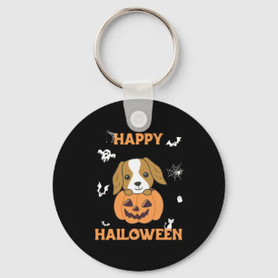 Cocker Spaniel Pumpkin Cute Dogs Happy Halloween Sleutelhanger