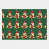 Cocker Spaniel Puppy Kerstmis Inpakpapier Vel (Voorkant)
