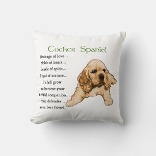 Cocker Spaniel Puppy Lovers Art Kussen