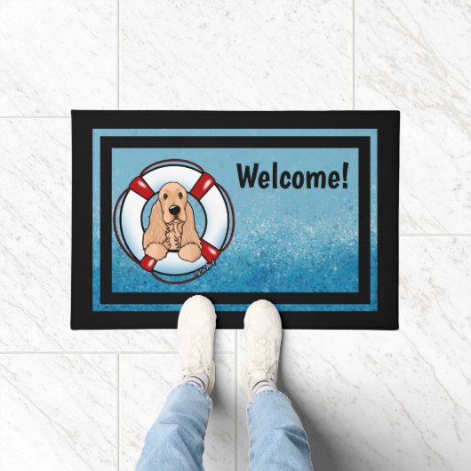 Cocker Spaniel Reddingsmat Deurmat (Binnen)