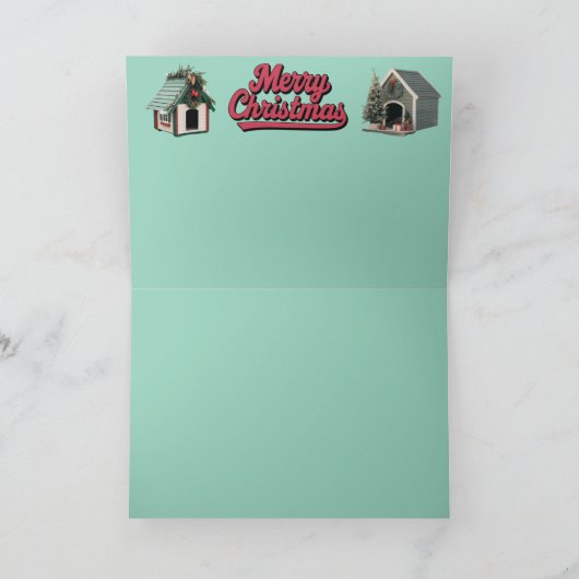 Cocker Spaniel Reindeer Kaart (Binnen)