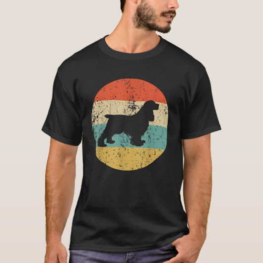 Cocker Spaniel Retro Cocker Spaniel Hond  T-shirt (Voorkant)