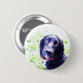 Cocker Spaniel Ronde Button 5,7 Cm (Voorkant /achterkant)