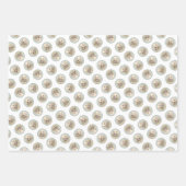 Cocker Spaniel Schilderen Buff Gold Originele Hond Inpakpapier Vel (Voorkant 2)