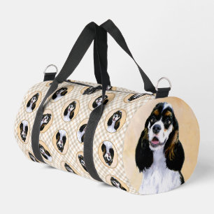 Cocker Spaniel Schilderen Parti Tan Originele Hond Plunjezak