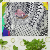 Cocker Spaniel Serviette de cuisine (Plié)