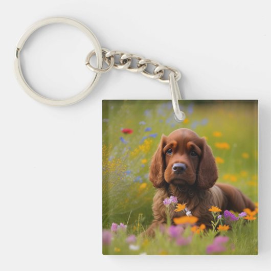 Cocker Spaniel Sleutelhanger (voorkant)