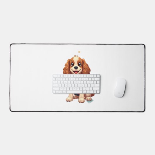 Cocker Spaniel Snowflake chien brillant (Clavier et souris)