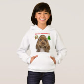 Cocker spaniel t-shirt de noël (Devant entier)