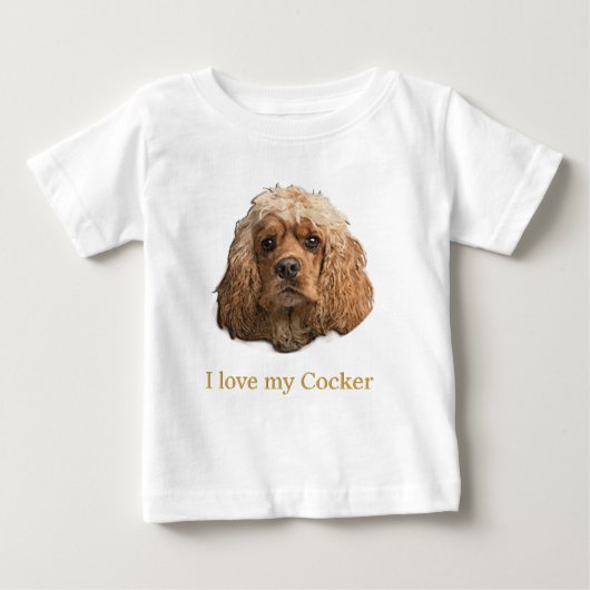 Cocker Spaniel t-shirts (Voorkant)