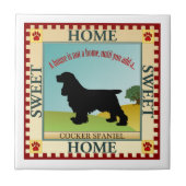 Cocker Spaniel Tegeltje (Voorkant)