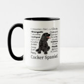 Cocker Spaniel Traits Mug (Gauche)