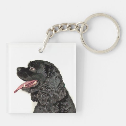 Cocker Spaniel Traits Sleutelhanger (Achterkant)