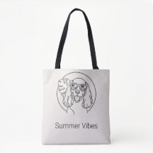 Cocker Spaniel Tropische Tote Tas
