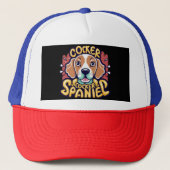 Cocker Spaniel Trucker Pet (Voorkant)