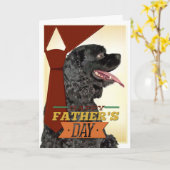 Cocker Spaniel Vaderdag Kaart (Gele Bloem)