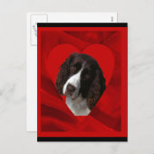 Cocker Spaniel Valentijn Feestdagenkaart (Voorkant / Achterkant)