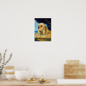 Cocker Spaniel Wall Print (Keuken)