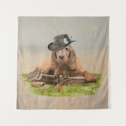 Cocker Spaniel Wandkleed (Voorkant)