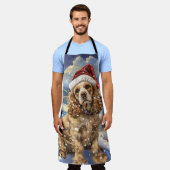 Cocker Spaniel Winter Wonderland Christmas Joy Schort (Gedragen)