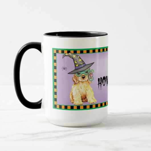Cocker Spaniel Witch Mug (Gauche)