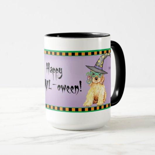 Cocker Spaniel Witch Mug (Devant droit)