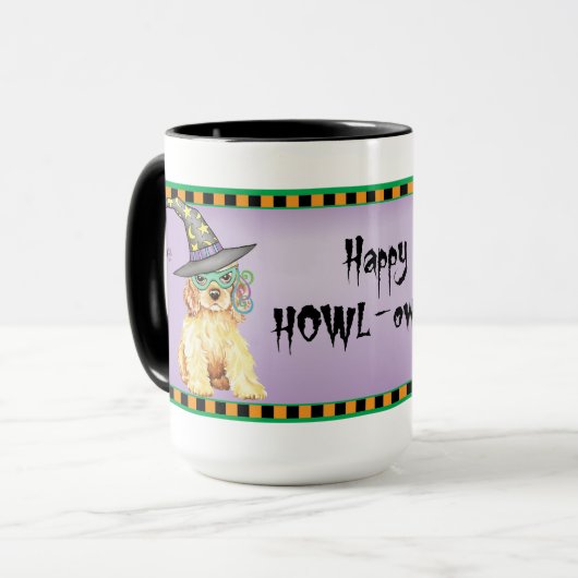 Cocker Spaniel Witch Mug (Devant gauche)