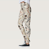 Cocker Spaniel Word Art Leggings (Links)