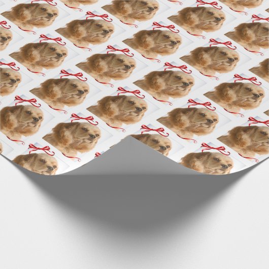 Cocker Spaniel Wrapping Paper Cadeaupapier (Hoek)