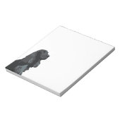 Cocker Spaniel - Zwart - Breedte Sjablonen Notitieblok (Gedraaid)