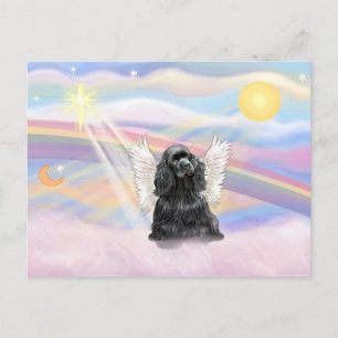 Cocker Spaniel - zwart Briefkaart
