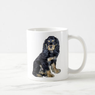 Cocker Spaniel (zwart en roodbruin) Koffiemok