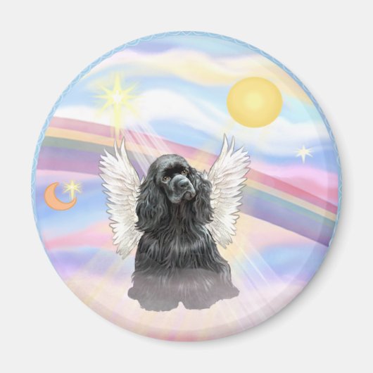 Cocker Spaniel - zwart Magneet (Voorkant)