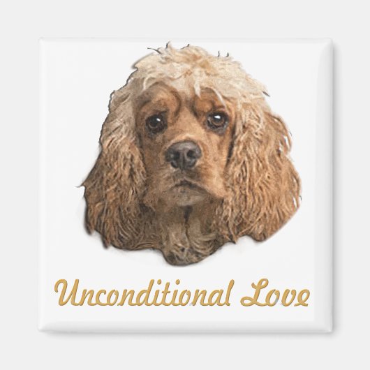 Cocker Spaniels Magneet (Voorkant)