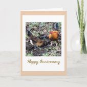 Cockerel et poule Carte Anniversaire (Devant)