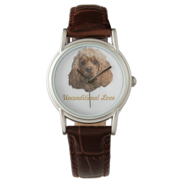 Cockerspaniel Horloge (Voorkant)